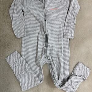 Bonds Wondersuit with Gray and White Stripes